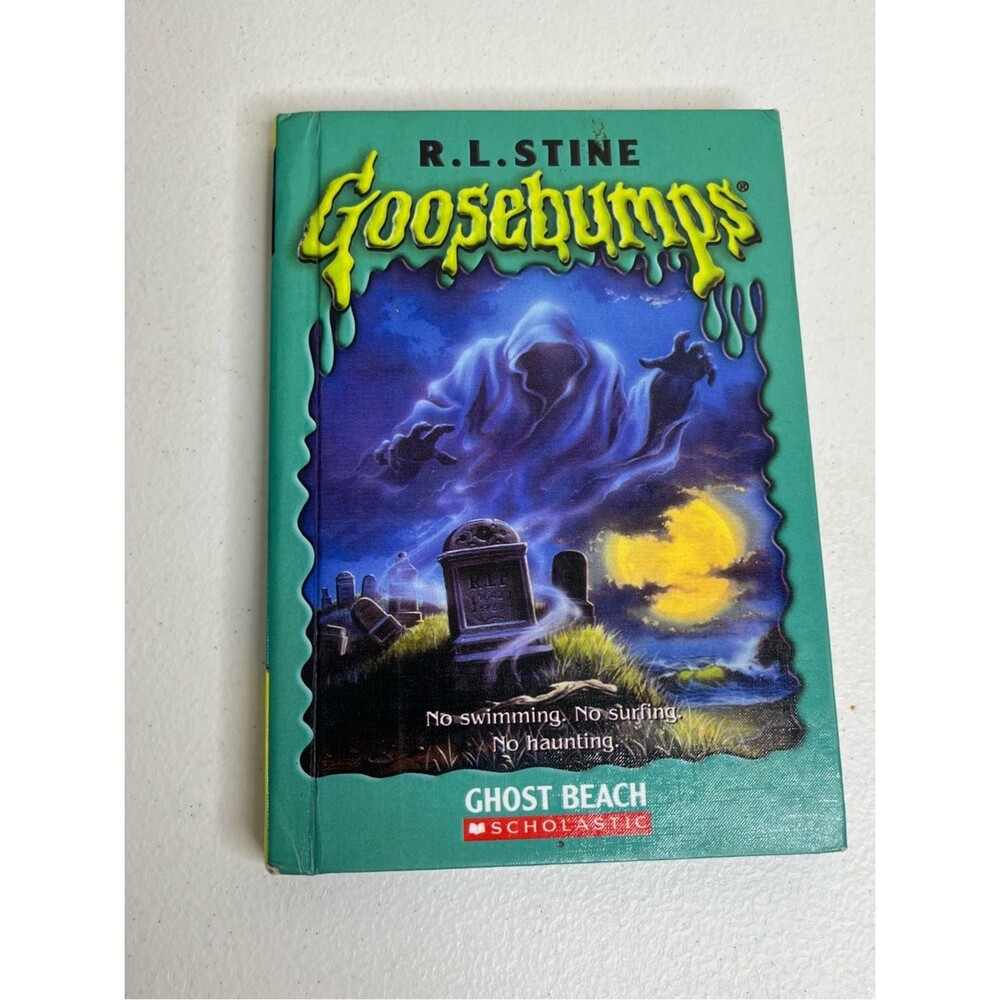 Goosebumps Ghost Beach #22 Original Series First Edition 1994 Hardcover Book